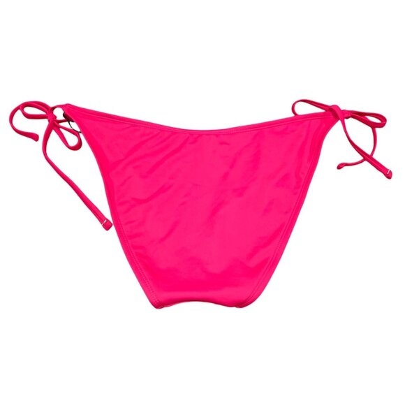 Shade & Shore - Women's High Waisted Tie Side Bikini Bottom - Pink - Large(12-14 - Picture 2 of 8